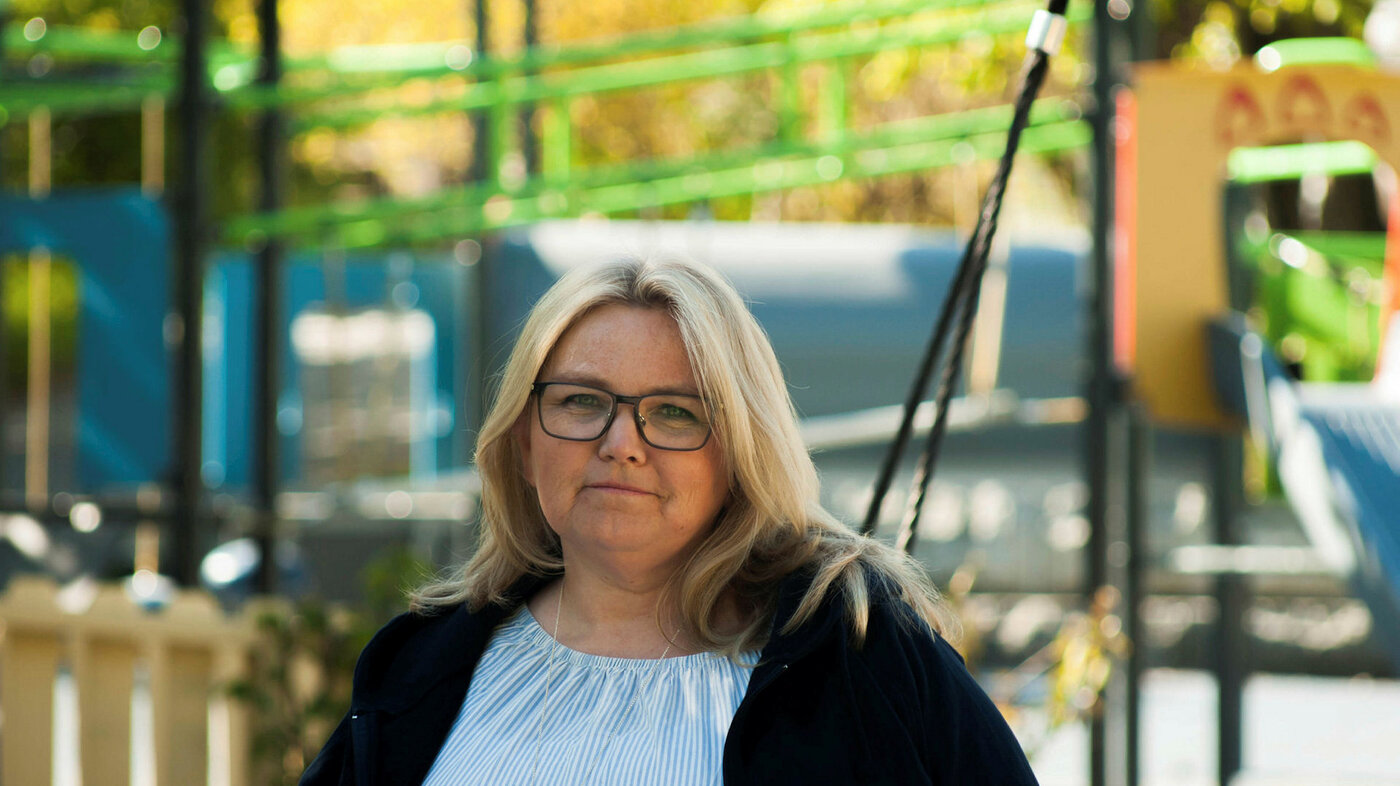 Nina Danenbarger Helsesykepleier Nina Dandenbarger i bydel Nordstrand, Oslo